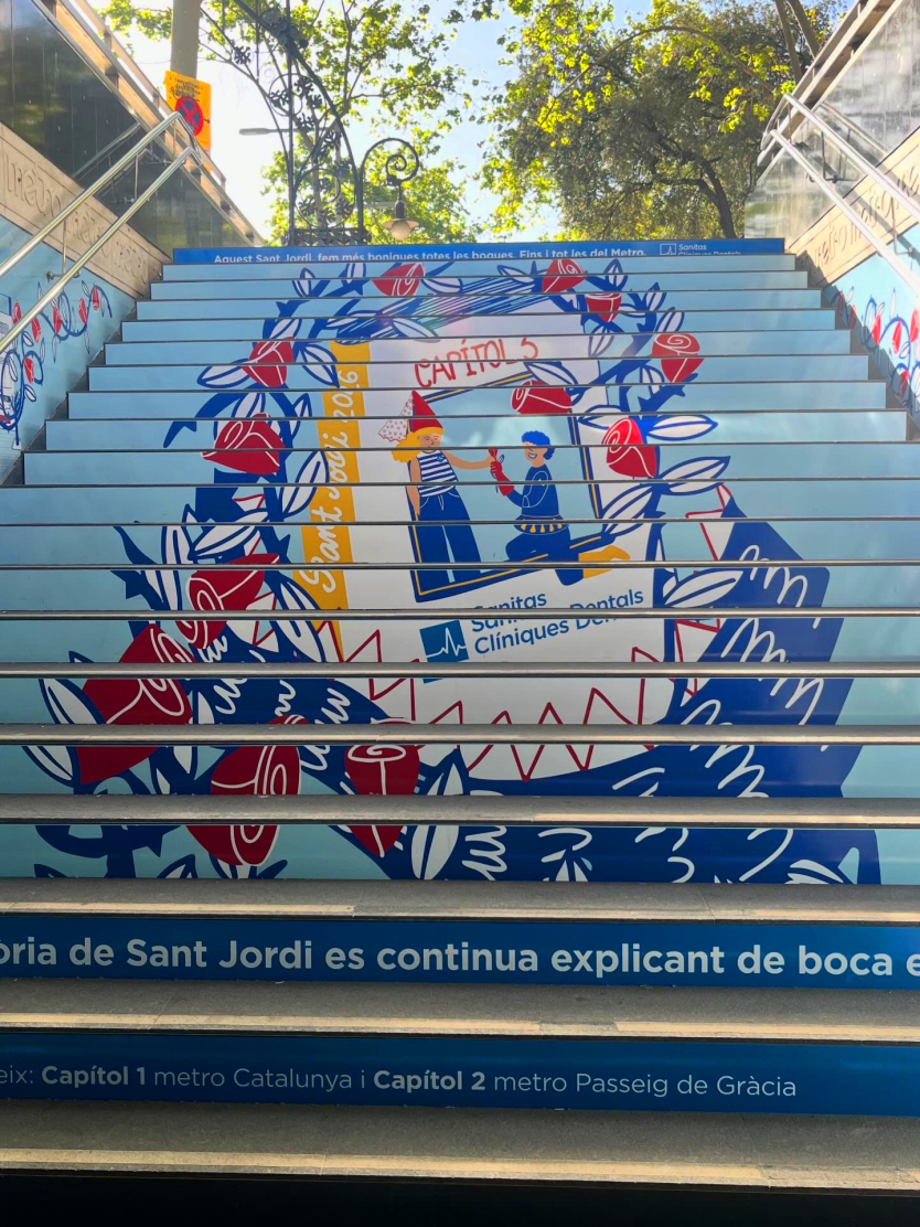 Sant Jordi de boca en boca. Sanitas Dental