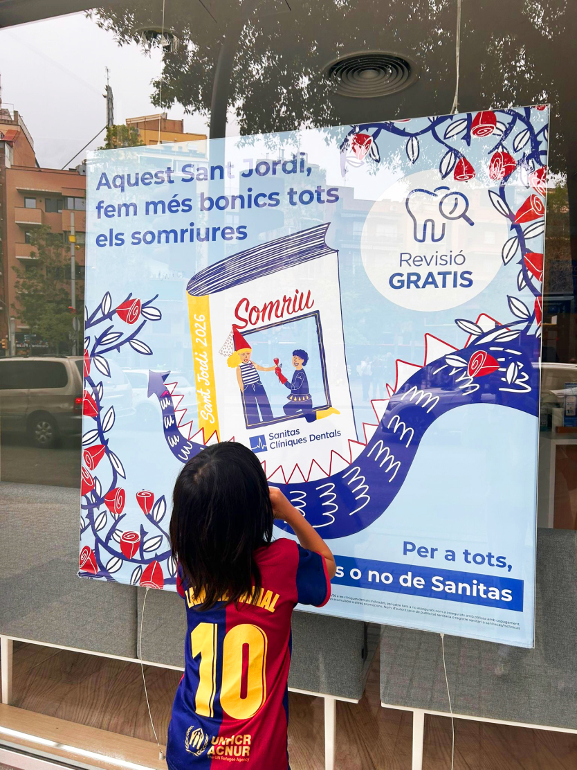 Sant Jordi de boca en boca. Sanitas Dental